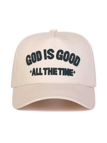 ✝️GOD IS GOOD ALL THE TIME Embroidered Trucker Hat