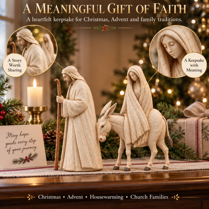 🔥Last Day 49% OFF - ✝️Journey to Bethlehem Nativity Figurine Set