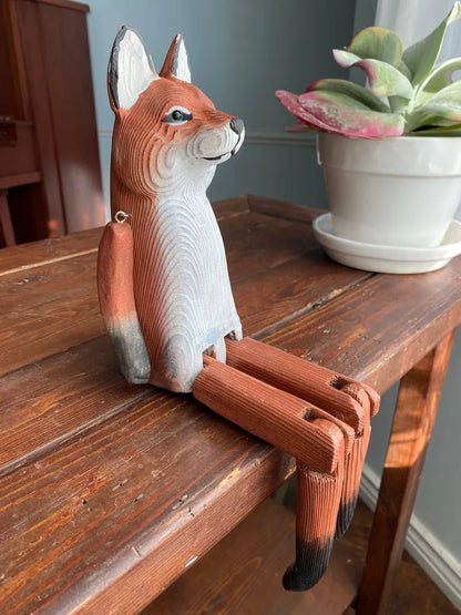 🔥Last 4 hours Sale: Save $30 -Hand-Carved Wooden Sitting Animal
