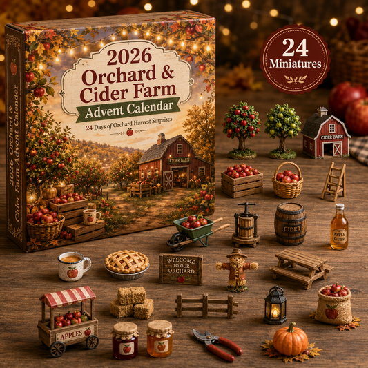 2026 Apple Orchard Advent Calendar 🍎🌾 – 24 Days of Cozy Farmhouse Surprises