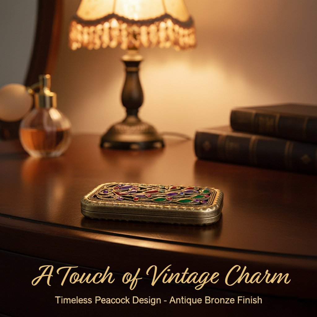 🔥Last Day 49% OFF - ✨Vintage Charm Compact Mirror