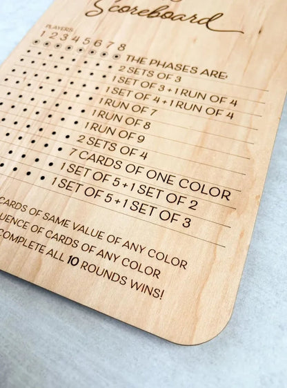 🔥Last Day 49% OFF🔥Phase 10 Score Board