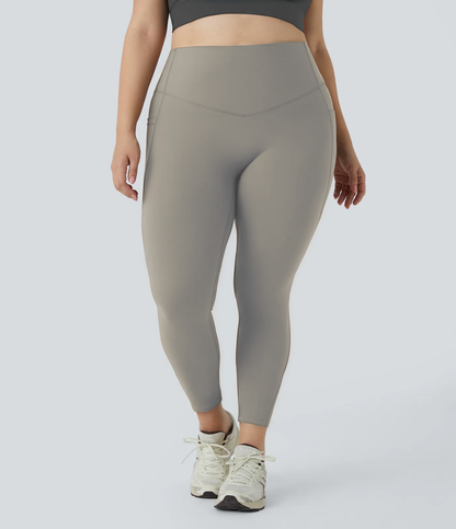 High Waisted Tummy Control Shaping Training Leggings Plus size