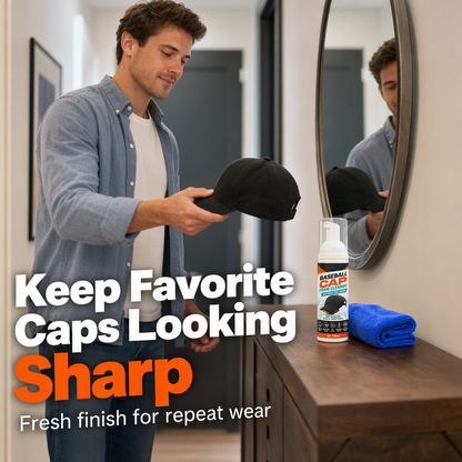 ✨No-Rinse Baseball Cap Foam Cleaner