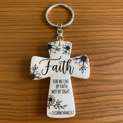 🔥LAST DAY ✝️Inspirational Cross Pendants & Keychains✨Crafted by Hand