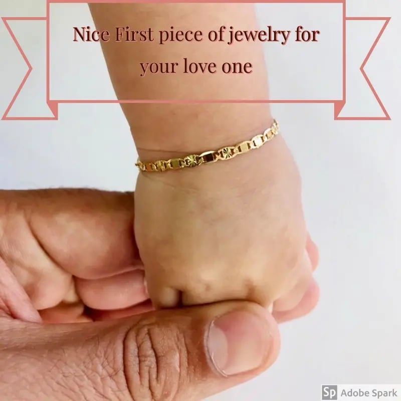 🔥Hot Sale 49% off🌟👶 Kids Gold Plated Bracelet