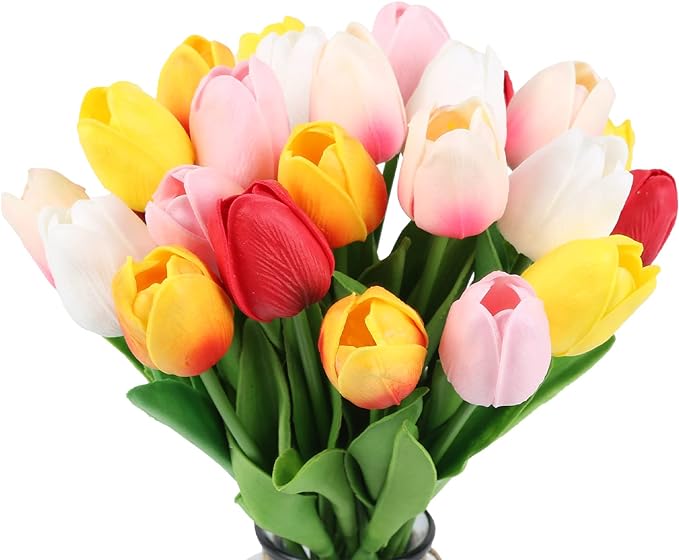 ✨Valentine's Day Early Bird Sale 49% OFF! - UV Resistant Lifelike Artificial Tulips Flowers💐