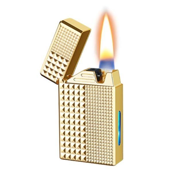 🔥 Voice-Activated Metal Windproof Lighter | 4 Smart Ignition Modes & USB Rechargeable