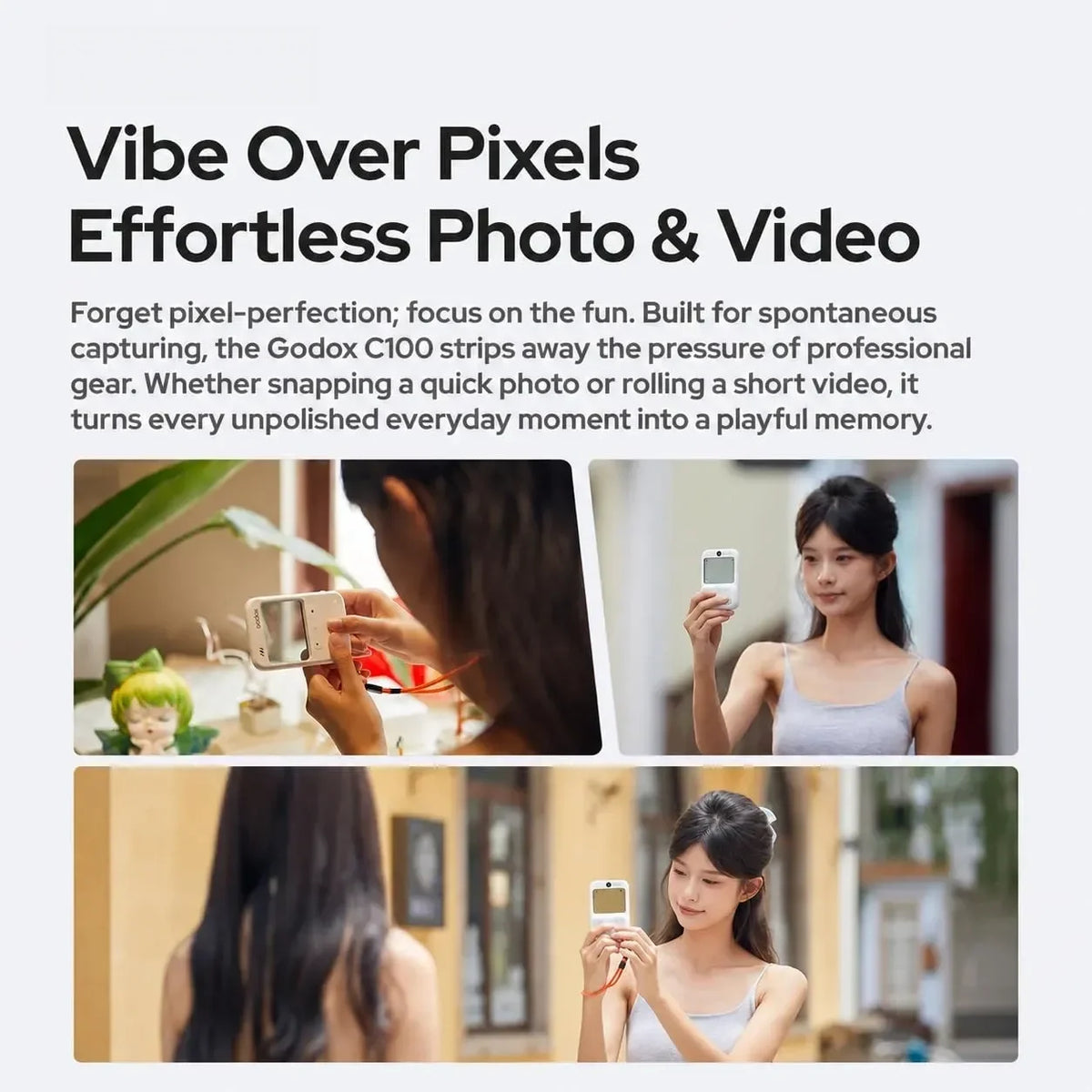 C100 Transparent Viewfinder Camera