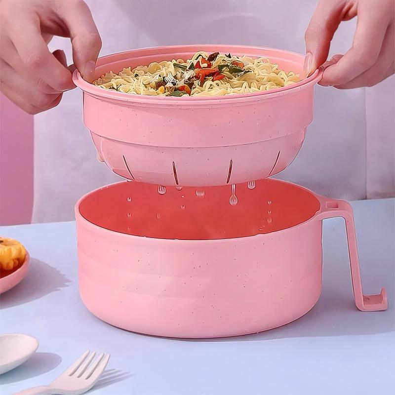 Microwave Safe Ramen Bowl with Lid for Instant Noodles