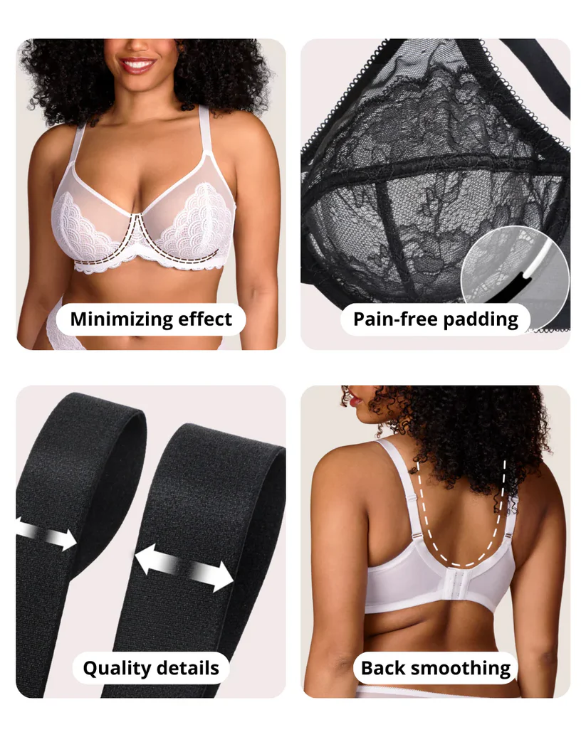 Full Coverage Lace Minimizer Bra