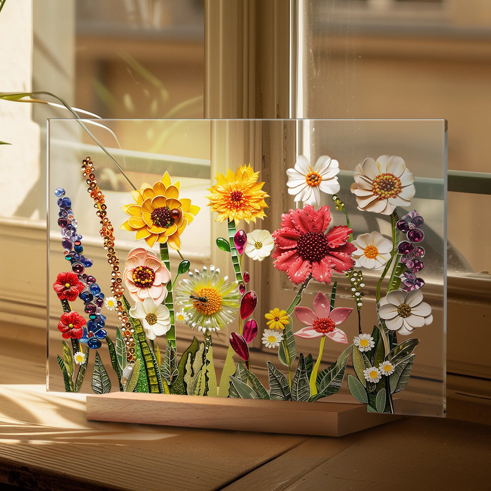 🌷🌼2024 NEW - 🌻🌺Painted Colorful Flower Pattern Decor