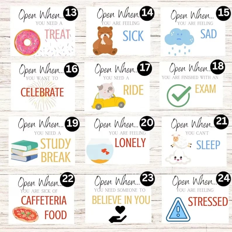 🔥Last 4 hours Sale: Save 50% -Open When Envelopes