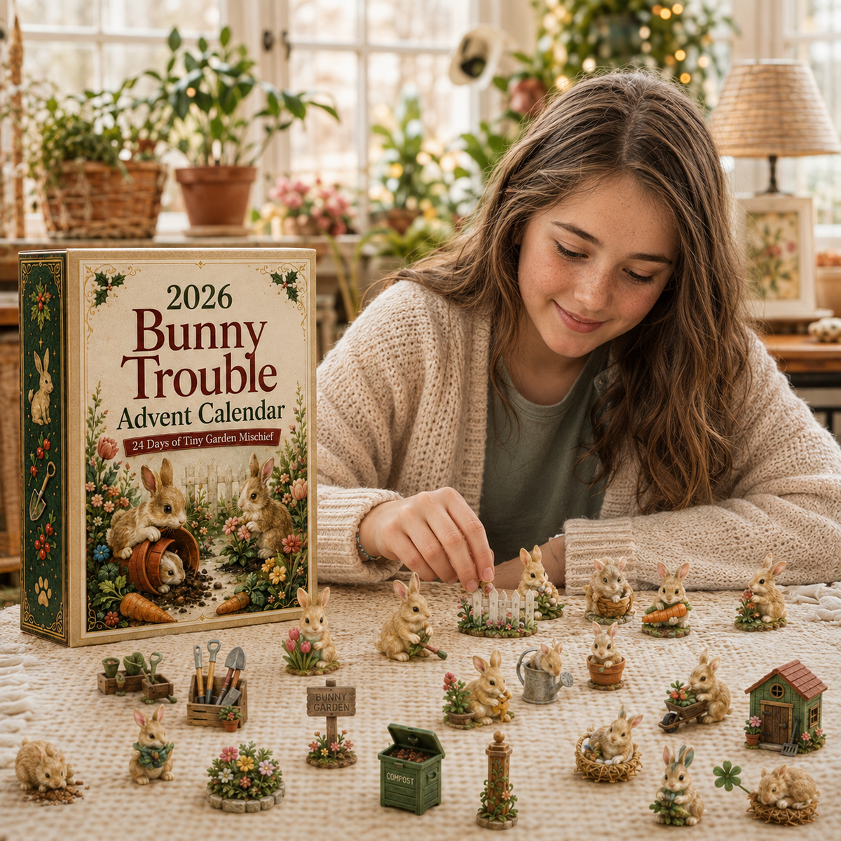 2026 Bunny Trouble Advent Calendar 🐰✨ – 24 Days of Playful Bunny Surprises