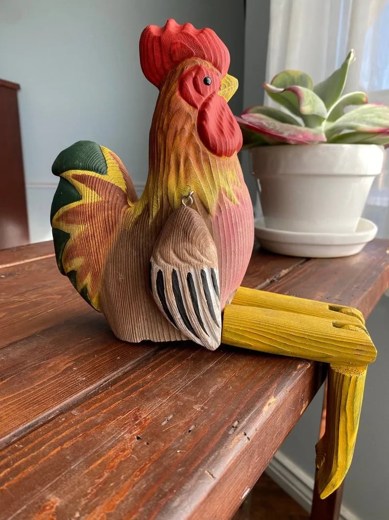 🔥Last 4 hours Sale: Save $30 -Hand-Carved Wooden Sitting Animal