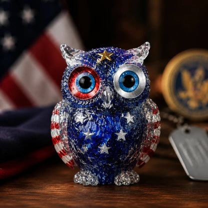 🔥Last Day 49% OFF - 🦉Handmade Natural Crystal Gemstone Owl