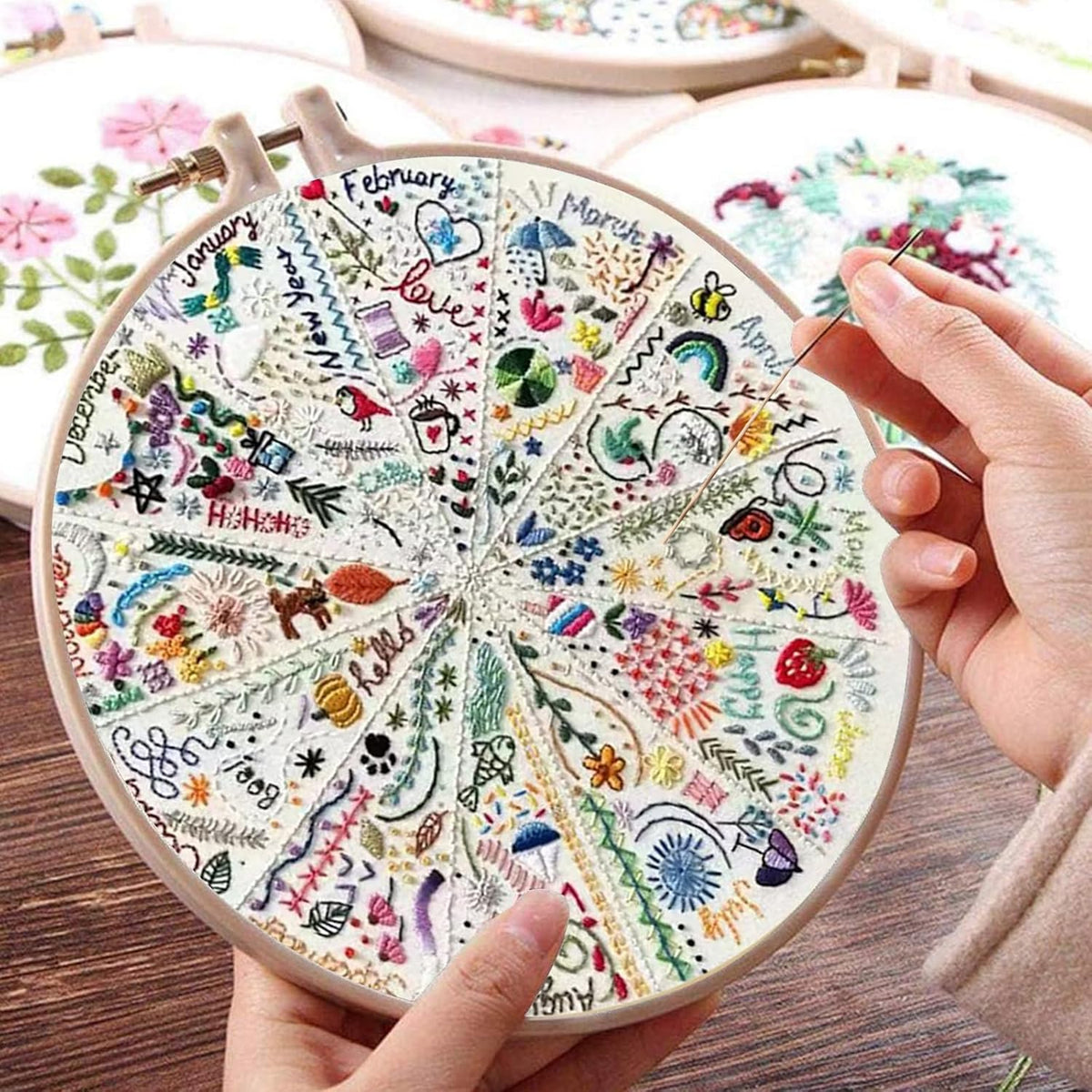 💕Discover the Colorful Secrets of Embroidery · A Starter Kit for Beginners🌈