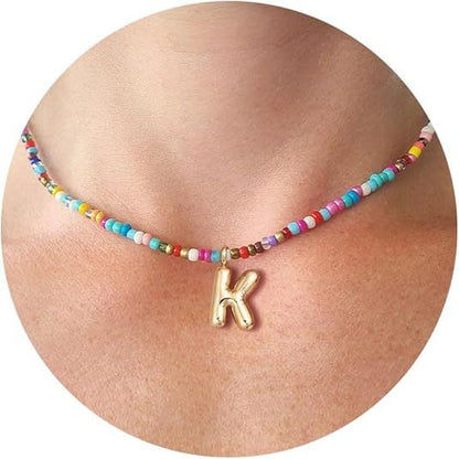 🔥LAST DAY 50% OFF - ✨Bubble Initial Letter Necklace