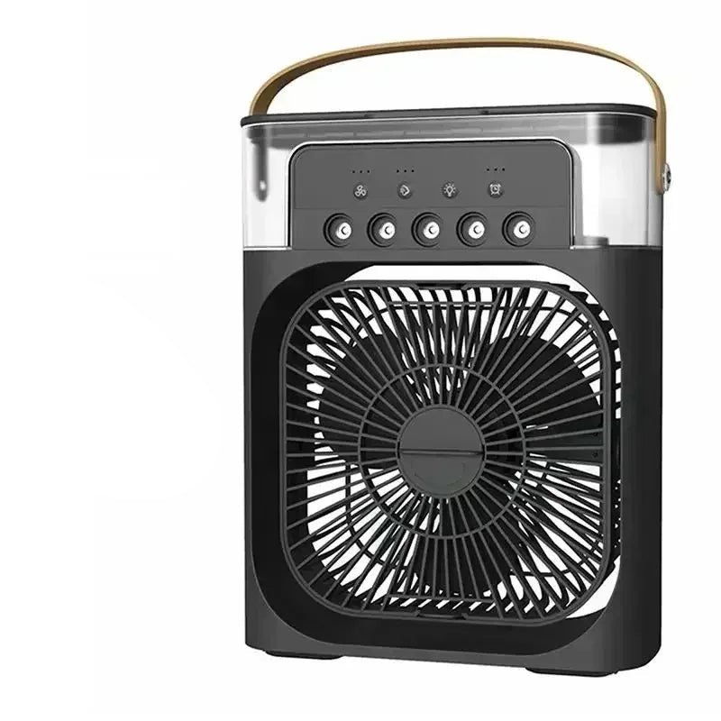 Portable Air Cooler Humidifier Fan with LED Night Light