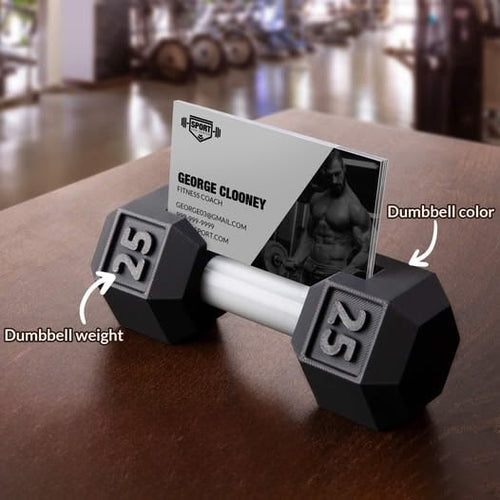 🔥Last 4 hours Sale: Save 50% -Dumbbell Business Card Holder