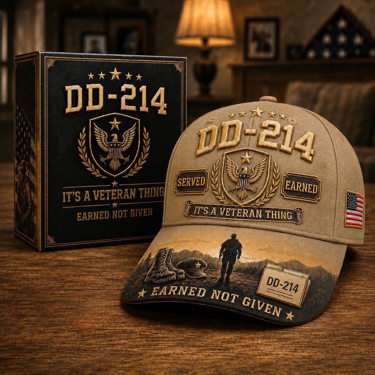 🔥Hot Sale 50% OFF - 🎖️DD-214 Served Earned Commemorative Cap(Breathable & Lightweight Comfort & Unisex Fit)