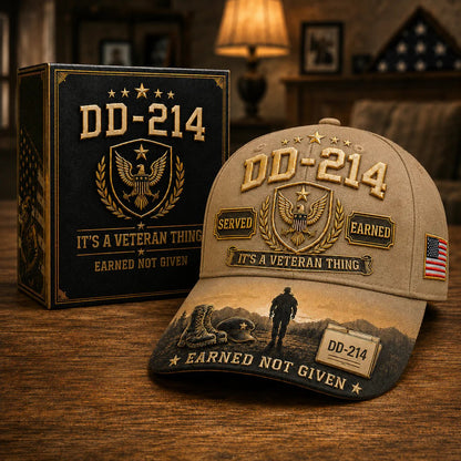 🔥Hot Sale 50% OFF - 🎖️DD-214 Served Earned Commemorative Cap(Breathable & Lightweight Comfort & Unisex Fit)