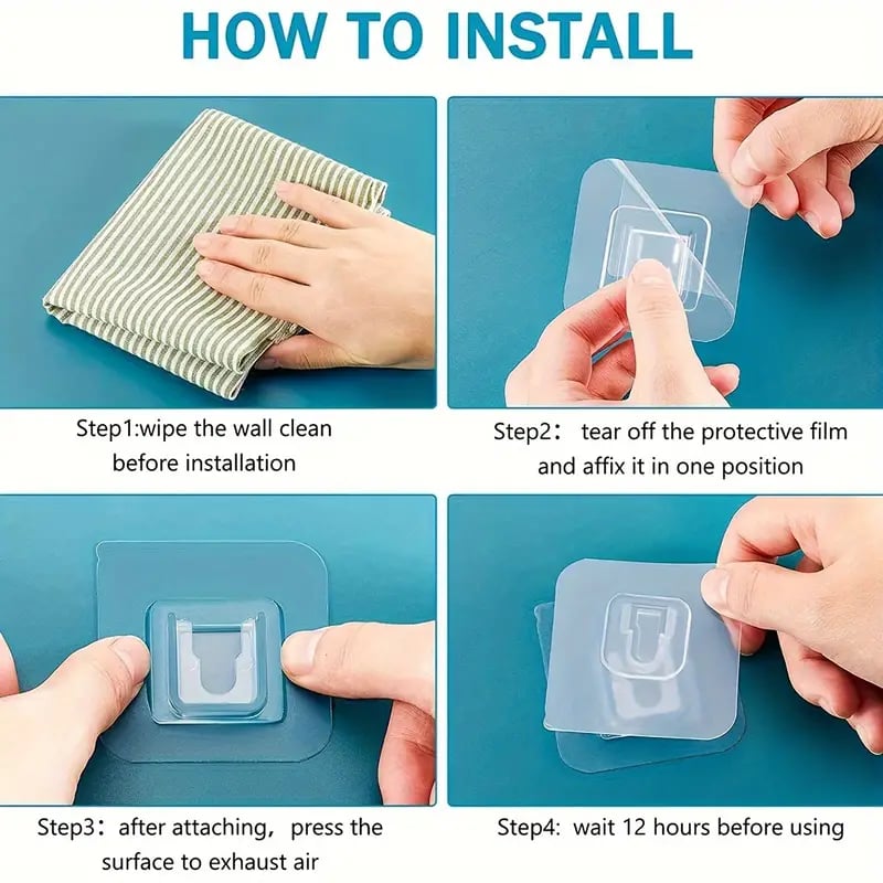 Double-sided adhesive wall hook-20 sets
