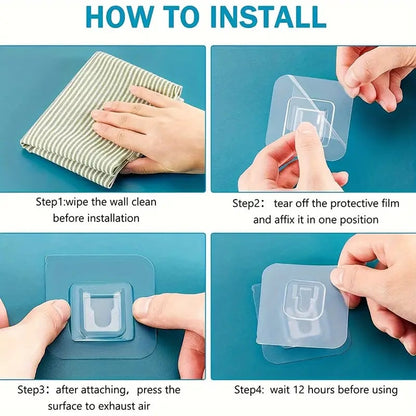 Double-sided adhesive wall hook-20 sets