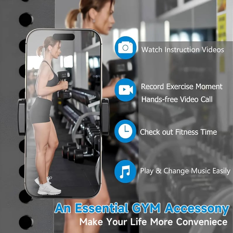 🔥Last Day 49% OFF - 🔥Gym Magnetic Phone Holder – Elevate Your Workout, Ditch the Phone Struggle