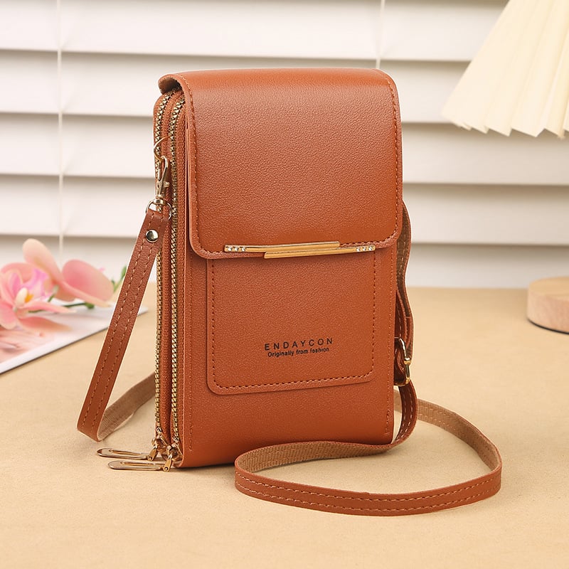 🔥LAST DAY 50% OFF - 👛📱 Dopamine Color Touchscreen Crossbody Phone Wallet