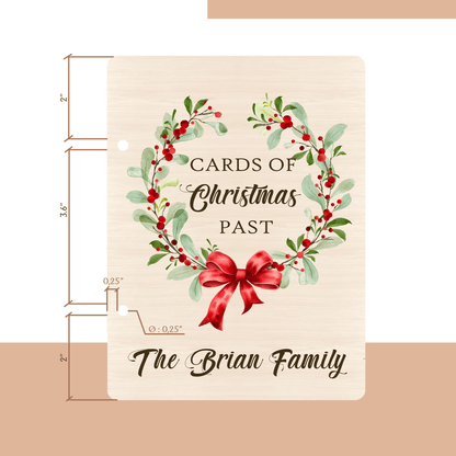 🔥Christmas Hot Sale 50% OFF🎄Personalized Christmas Card Book Holder
