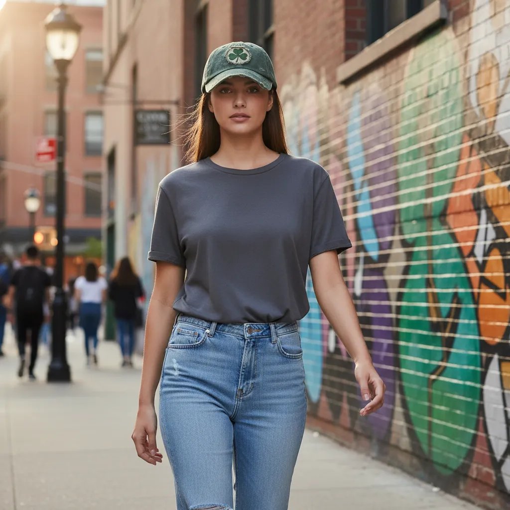 ☘️Vintage Shamrock Baseball Cap – A Symbol of Irish Luck & Timeless Style