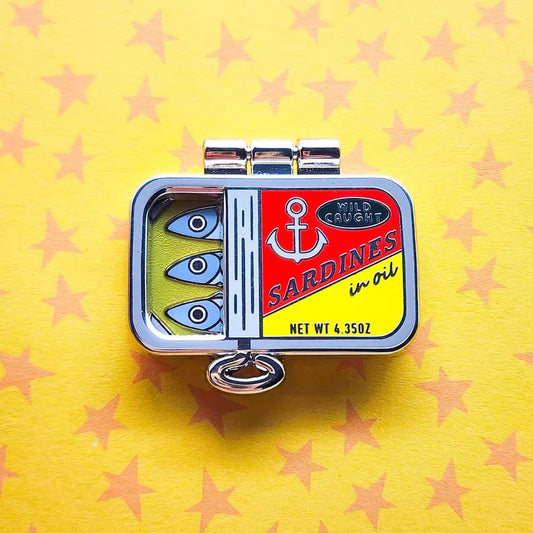 🔥Last 4 hours Sale: Save 49%-Tinned Fish Enamel Pin