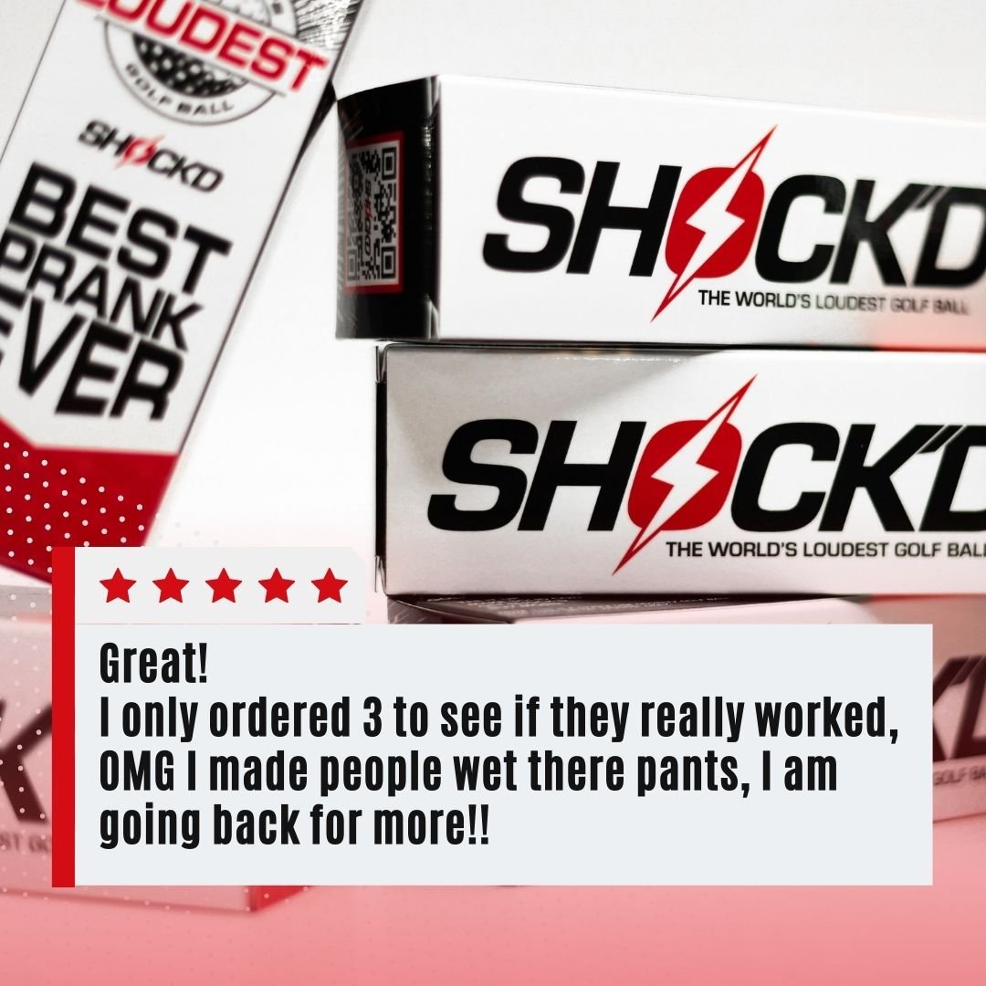 SHOCK'D Golf Balls
