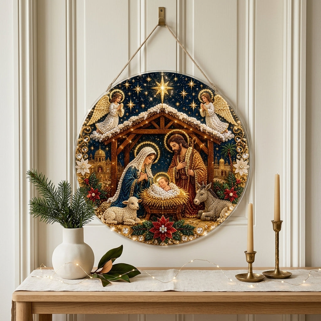 🔥Last Day 49% OFF-🎄Christmas Diamond Art Hanging Ornament Kit