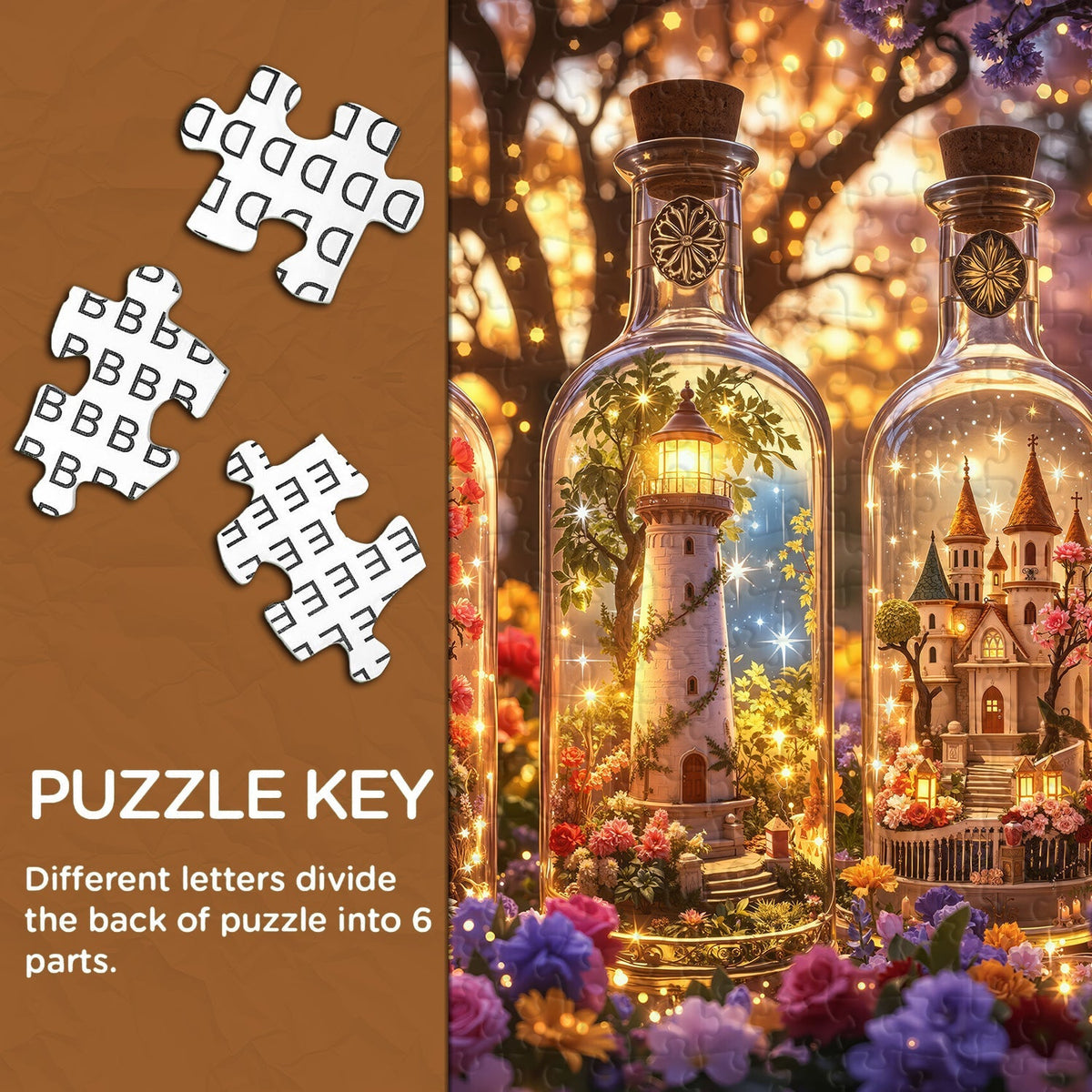 Enchanted Jars of Light Jigsaw Puzzle 1000 Pieces