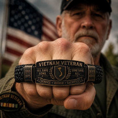 Hot Sale Promo: 49% OFF 🎖️ -Vietnam Veteran Honor Bracelet