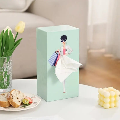 🔥Hot Sale 50% Off🔥👗Flying Skirt Tissue Box🧻
