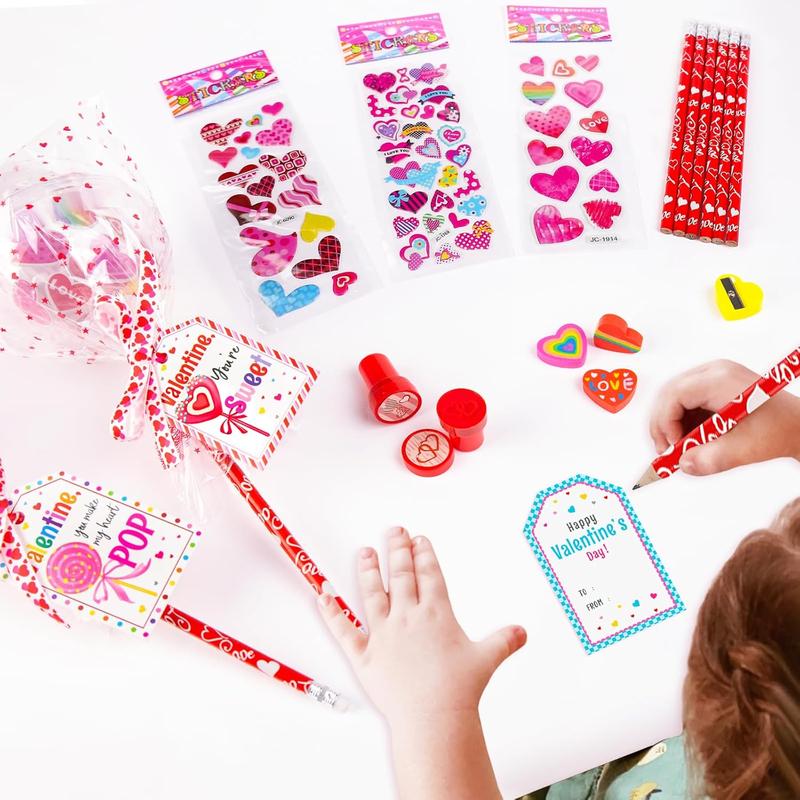 24 Pack Giant Lollipop-Shaped Stationery Set🍭