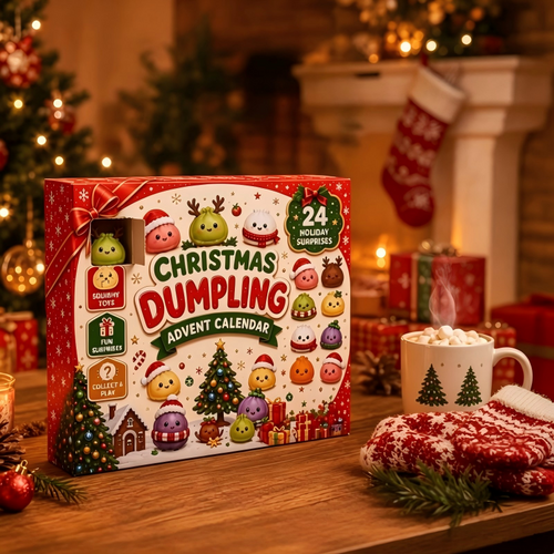 New Christmas Dumpling Squishy Advent Calendar – 24 Surprise Toys