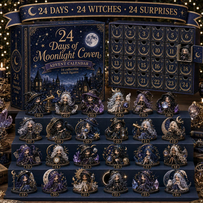 🧙‍♀️ 24 Days of Witchy Magic – 2026 Potion & Spellcraft Advent Calendar with 24 Enchanted Collectible Witch Figurines & Daily Surprises