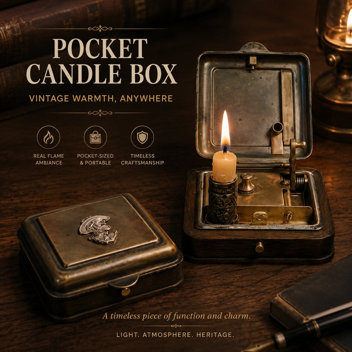 🔥LAST DAY 50% OFF - ✨19th Pocket Candle Box