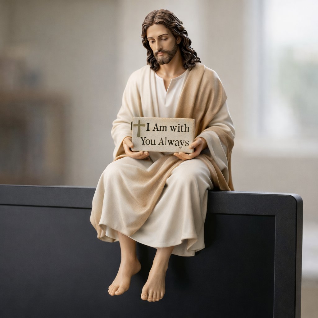 ✝️Jesus Resin Desk Companion Figurine ✨🙏