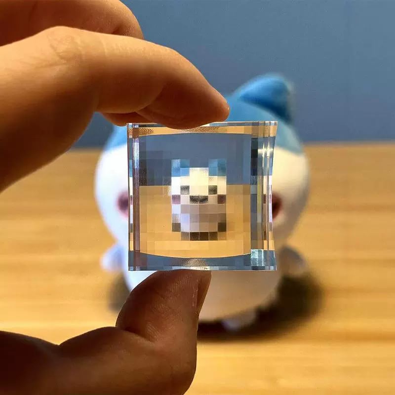🔥Last 4 hours Sale: Save 50% -📷Crystal Pixel Filter Stone Keychain