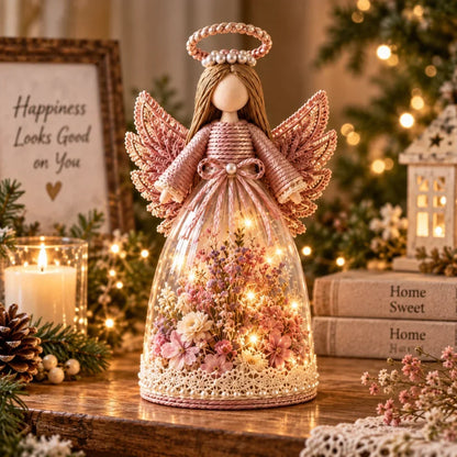 🎁Lighted Floral Angel Figurine