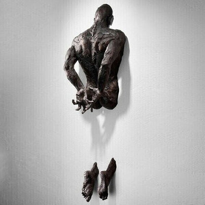 🔥Last 4 hours Sale: Save $20 -🔥Art Wall Decor Human Body Sculpture