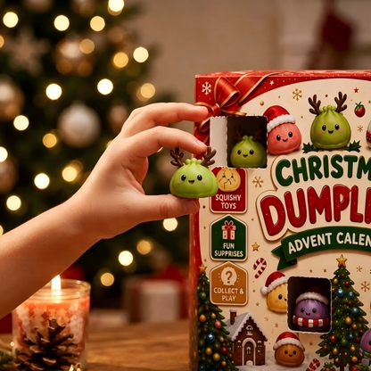 New Christmas Dumpling Squishy Advent Calendar – 24 Surprise Toys