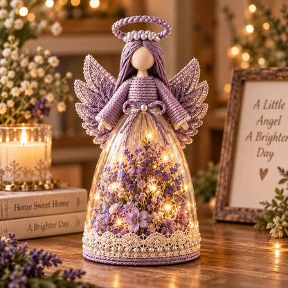 🎁Lighted Floral Angel Figurine