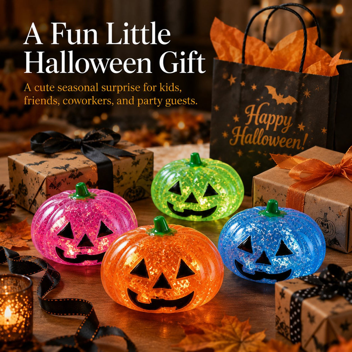 Cute Halloween Pumpkin Squishy Toy