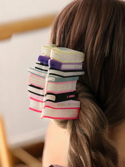 ✨LAST DAY ONLY 49% OFF🔥  Book Pattern Hair Claw